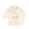 Bashful Cream Bunny with Personalised Cream Jumper