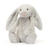 Personalised Bashful Silver Bunny Huge