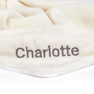 Personalised Bashful Cream Bunny Soother