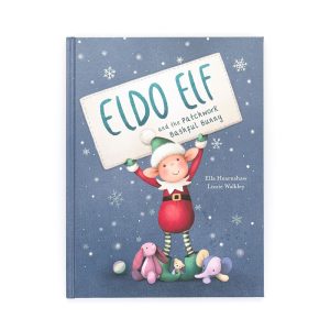 Eldo Elf and the Patchwork Bashful Bunny Book and Eldo Elf